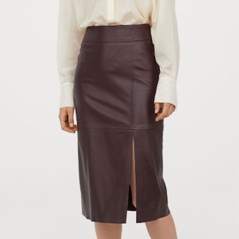 Meghan Markle Red Pencil Skirt